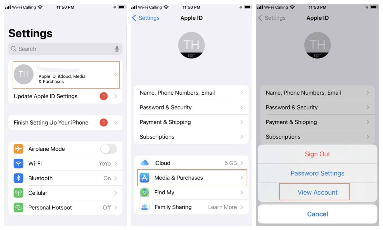 iPhone 위치를 변경하거나 숨기는 6가지 방법 (2026) 4 iPhone의 Apple 계정 국가 및 지역 설정
